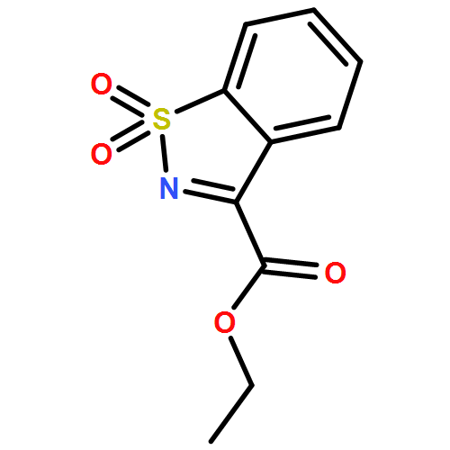 1,2-Benzisothiazole-3-carboxylic acid, ethyl ester, 1,1-dioxide