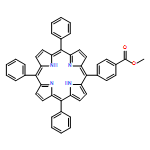 Benzoic acid, 4-(10,15,20-triphenyl-21H,23H-porphin-5-yl)-, methyl ester