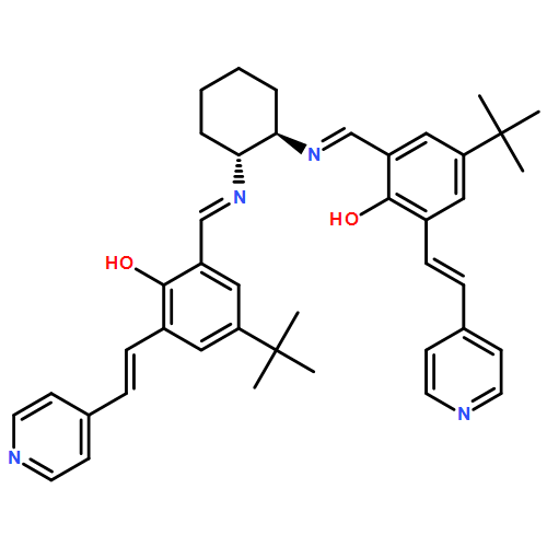 Phenol, 2,2'-[(1R,2R)-1,2-cyclohexanediylbis[(E)-nitrilomethylidyne]]bis[4-(1,1-dimethylethyl)-6-[(1E)-2-(4-pyridinyl)ethenyl]-