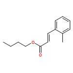 2-Propenoic acid, 3-(2-methylphenyl)-, butyl ester, (2E)-
