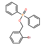 Phosphinic acid, diphenyl-, (2-bromophenyl)methyl ester (9CI)