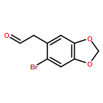 1,3-Benzodioxole-5-acetaldehyde, 6-bromo-