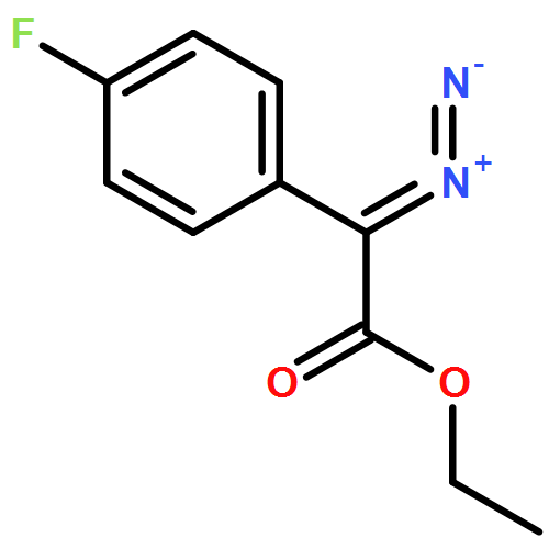Benzeneacetic acid, α-diazo-4-fluoro-, ethyl ester