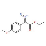 Benzeneacetic acid, α-diazo-4-methoxy-, ethyl ester