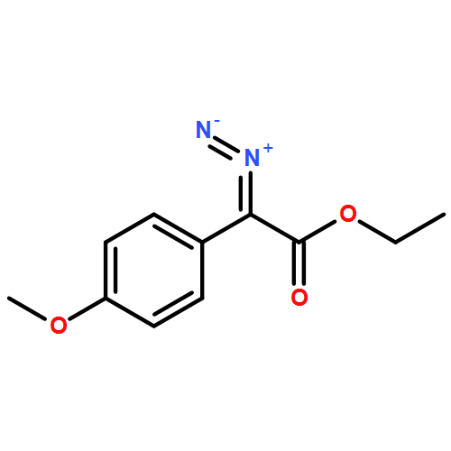 Benzeneacetic acid, α-diazo-4-methoxy-, ethyl ester