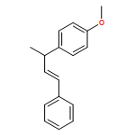 Benzene, 1-methoxy-4-[(2E)-1-methyl-3-phenyl-2-propen-1-yl]-