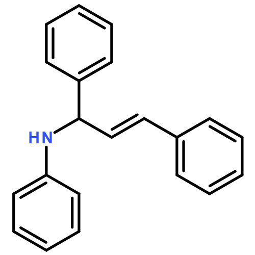Benzenemethanamine, N-phenyl-α-[(1E)-2-phenylethenyl]-