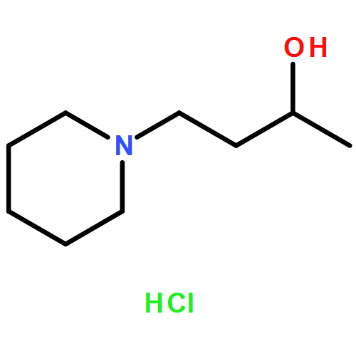 1-Piperidinepropanol, α-methyl-, hydrochloride (1:1)