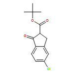 1H-Indene-2-carboxylic acid, 5-chloro-2,3-dihydro-1-oxo-, 1,1-dimethylethyl ester