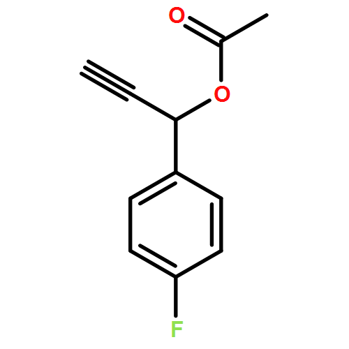 Benzenemethanol, α-ethynyl-4-fluoro-, 1-acetate