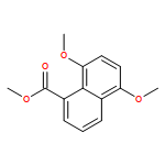 1-Naphthalenecarboxylic acid, 5,8-dimethoxy-, methyl ester