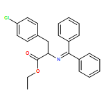 Phenylalanine, 4-chloro-N-(diphenylmethylene)-, ethyl ester
