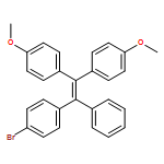 Benzene, 1,1'-[2-(4-bromophenyl)-2-phenylethenylidene]bis[4-methoxy-