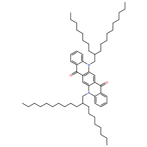 Quino[2,3-b]acridine-7,14-dione, 5,12-dihydro-5,12-bis(2-octyldodecyl)-