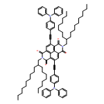 Benzo[lmn][3,8]phenanthroline-1,3,6,8(2H,7H)-tetrone, 4,9-bis[2-[4-(diphenylamino)phenyl]ethynyl]-2,7-bis(2-octyldodecyl)-