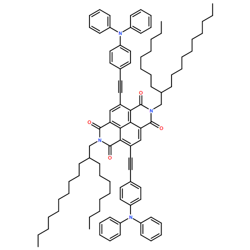 Benzo[lmn][3,8]phenanthroline-1,3,6,8(2H,7H)-tetrone, 4,9-bis[2-[4-(diphenylamino)phenyl]ethynyl]-2,7-bis(2-octyldodecyl)-