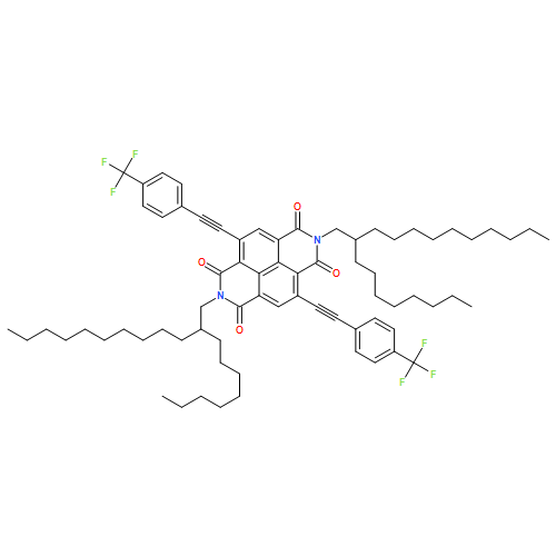 Benzo[lmn][3,8]phenanthroline-1,3,6,8(2H,7H)-tetrone, 2,7-bis(2-octyldodecyl)-4,9-bis[2-[4-(trifluoromethyl)phenyl]ethynyl]-