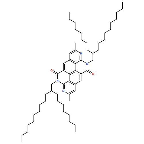Isoquino[6,7,8,1-lmna]pyrido[4,3,2-gh][3,8]phenanthroline-5,11-dione, 4,10-dihydro-2,8-dimethyl-4,10-bis(2-octyldodecyl)-