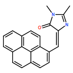 4H-Imidazol-4-one, 3,5-dihydro-2,3-dimethyl-5-(1-pyrenylmethylene)-, (5Z)-