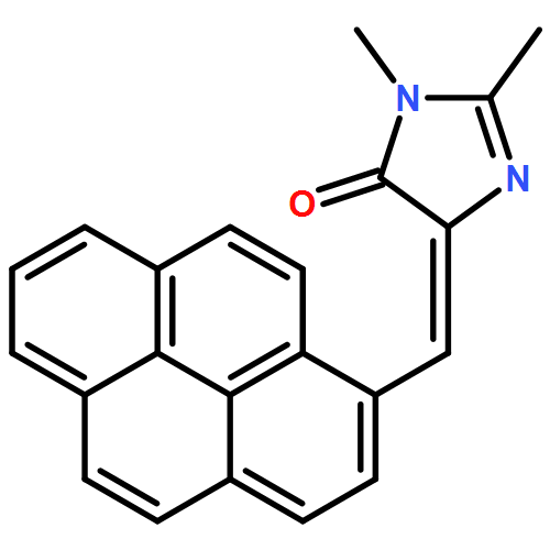 4H-Imidazol-4-one, 3,5-dihydro-2,3-dimethyl-5-(1-pyrenylmethylene)-, (5Z)-