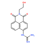 Guanidine, N-[2,3-dihydro-2-(2-hydroxyethyl)-1,3-dioxo-1H-benz[de]isoquinolin-6-yl]-