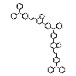 Benzenamine, 4-[7-[(1E)-2-[4-(diphenylamino)phenyl]ethenyl]-2,1,3-benzothiadiazol-4-yl]-N-[4-[7-[(1E)-2-[4-(diphenylamino)phenyl]ethenyl]-2,1,3-benzothiadiazol-4-yl]phenyl]-N-phenyl-