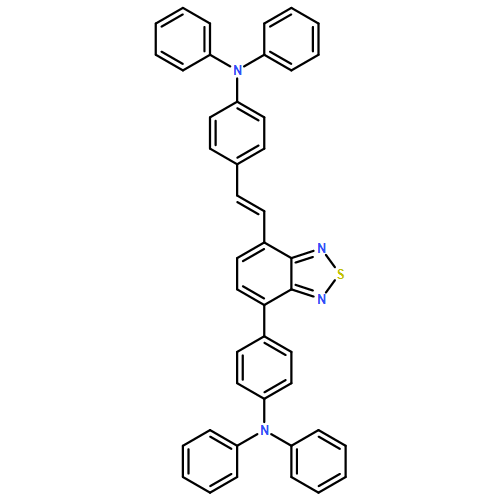 Benzenamine, 4-[(1E)-2-[7-[4-(diphenylamino)phenyl]-2,1,3-benzothiadiazol-4-yl]ethenyl]-N,N-diphenyl-