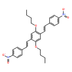 Benzene, 1,4-dibutoxy-2,5-bis[(1E)-2-(4-nitrophenyl)ethenyl]-