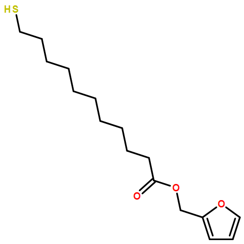 Undecanoic acid, 11-mercapto-, 2-furanylmethyl ester