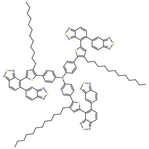 Benzenamine, 4-(5-[5,5'-bi-2,1,3-benzothiadiazol]-4-yl-3-dodecyl-2-thienyl)-N,N-bis[4-(5-[5,5'-bi-2,1,3-benzothiadiazol]-4-yl-3-dodecyl-2-thienyl)phenyl]-