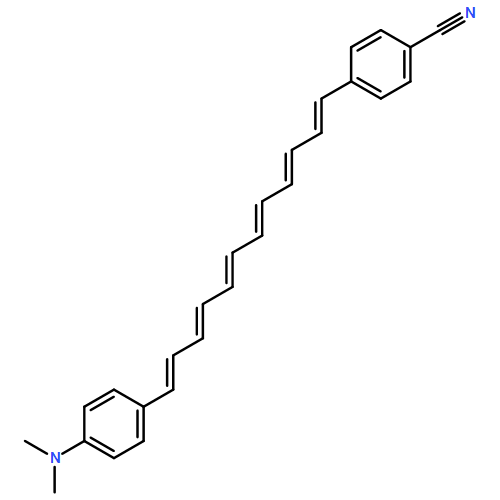 Benzonitrile, 4-[(1E,3E,5E,7E,9E,11E)-12-[4-(dimethylamino)phenyl]-1,3,5,7,9,11-dodecahexaen-1-yl]-