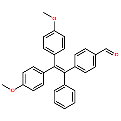 Benzaldehyde, 4-[2,2-bis(4-methoxyphenyl)-1-phenylethenyl]-