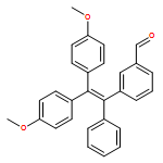 Benzaldehyde, 3-[2,2-bis(4-methoxyphenyl)-1-phenylethenyl]-