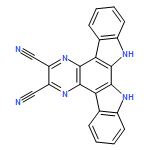 Indolo[2,3-a]pyrazino[2,3-c]carbazole-6,7-dicarbonitrile, 13,14-dihydro-