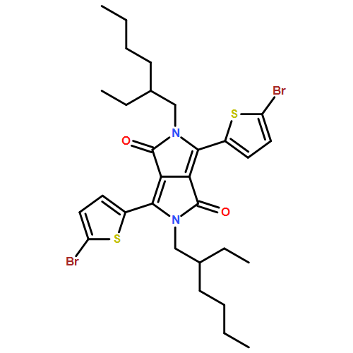 Pyrrolo[3,4-c]pyrrole-1,4-dione, 3,6-bis(5-bromo-2-thienyl)-2,5-bis(2-ethylhexyl)-2,5-dihydro-
