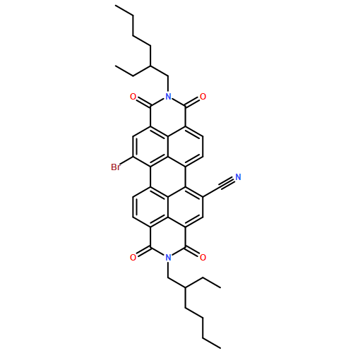 Anthra[2,1,9-def:6,5,10-d'e'f']diisoquinoline-5-carbonitrile, 12-bromo-2,9-bis(2-ethylhexyl)-1,2,3,8,9,10-hexahydro-1,3,8,10-tetraoxo-
