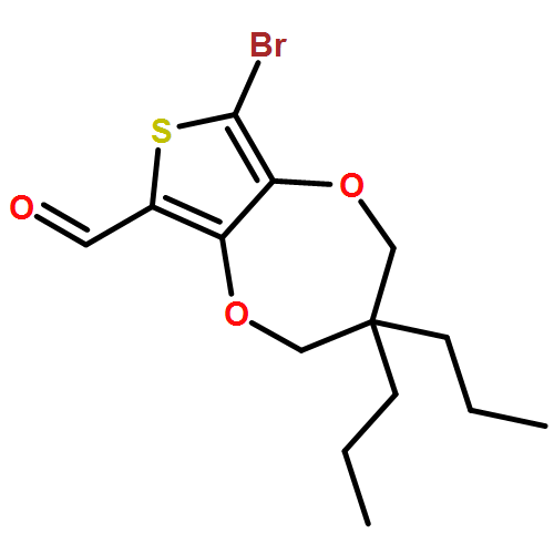 2H-Thieno[3,4-b][1,4]dioxepin-6-carboxaldehyde, 8-bromo-3,4-dihydro-3,3-dipropyl-