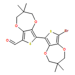 [6,6'-Bi-2H-thieno[3,4-b][1,4]dioxepin]-8-carboxaldehyde, 8'-bromo-3,3',4,4'-tetrahydro-3,3,3',3'-tetramethyl-