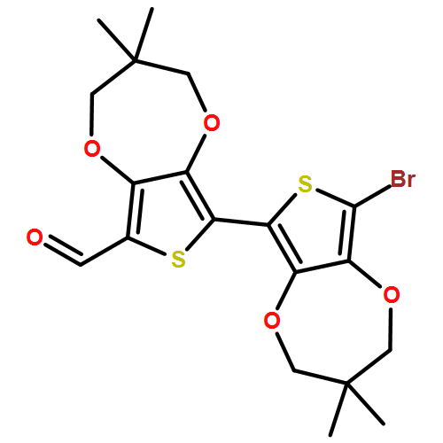 [6,6'-Bi-2H-thieno[3,4-b][1,4]dioxepin]-8-carboxaldehyde, 8'-bromo-3,3',4,4'-tetrahydro-3,3,3',3'-tetramethyl-