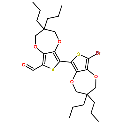 [6,6'-Bi-2H-thieno[3,4-b][1,4]dioxepin]-8-carboxaldehyde, 8'-bromo-3,3',4,4'-tetrahydro-3,3,3',3'-tetrapropyl-