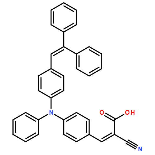 2-Propenoic acid, 2-cyano-3-[4-[[4-(2,2-diphenylethenyl)phenyl]phenylamino]phenyl]-