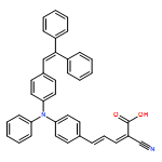 2,4-Pentadienoic acid, 2-cyano-5-[4-[[4-(2,2-diphenylethenyl)phenyl]phenylamino]phenyl]-