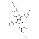 Pyrrolo[3,4-c]pyrrole-1,4-dione, 3-(5-bromo-2-thienyl)-2,5-bis(2-ethylhexyl)-2,5-dihydro-6-(2-thienyl)-