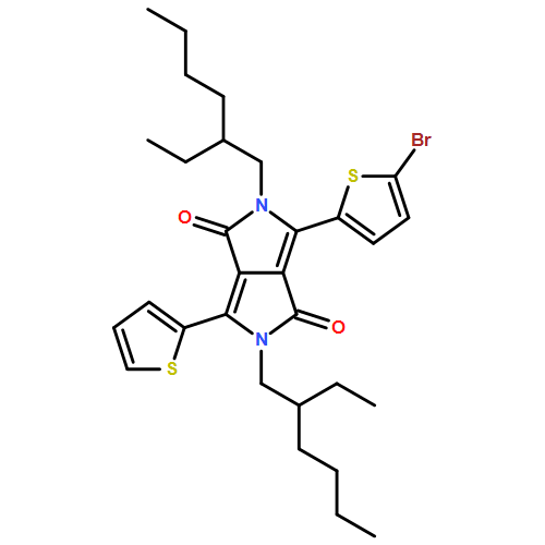 Pyrrolo[3,4-c]pyrrole-1,4-dione, 3-(5-bromo-2-thienyl)-2,5-bis(2-ethylhexyl)-2,5-dihydro-6-(2-thienyl)-