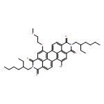 Anthra[2,1,9-def:6,5,10-d'e'f']diisoquinoline-1,3,8,10(2H,9H)-tetrone, 5-bromo-2,9-bis(2-ethylhexyl)-12-(2-methoxyethoxy)-