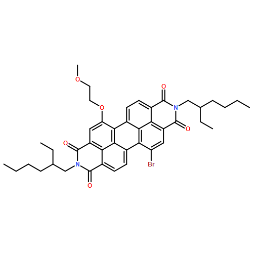 Anthra[2,1,9-def:6,5,10-d'e'f']diisoquinoline-1,3,8,10(2H,9H)-tetrone, 5-bromo-2,9-bis(2-ethylhexyl)-12-(2-methoxyethoxy)-