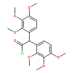 Benzeneacetyl chloride, 2,3,4-trimethoxy-α-(2,3,4-trimethoxyphenyl)-