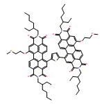 Anthra[2,1,9-def:6,5,10-d'e'f']diisoquinoline-1,3,8,10(2H,9H)-tetrone, 5,5'-(2,5-thiophenediyl)bis[2,9-bis(2-ethylhexyl)-12-(2-methoxyethoxy)-