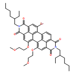 Anthra[2,1,9-def:6,5,10-d'e'f']diisoquinoline-1,3,8,10(2H,9H)-tetrone, 12-bromo-2,9-bis(2-ethylhexyl)-5,6-bis(2-methoxyethoxy)-