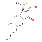 4H-Thieno[3,4-c]pyrrole-4,6(5H)-dione, 1,3-dibromo-5-(2-ethylhexyl)-